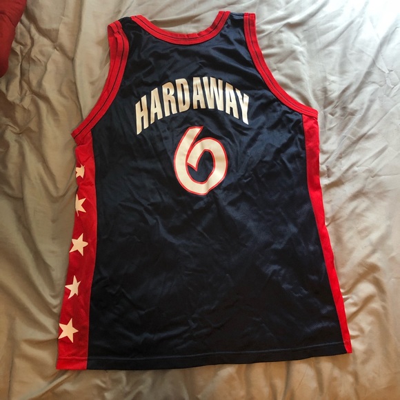 VINTAGE CHAMPION HARDAWAY 1996 USA OLYMPIC JERSEY - Picture 2 of 3
